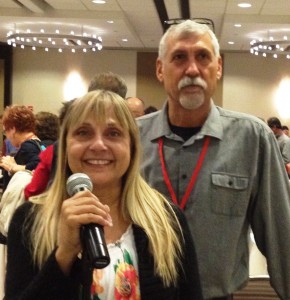 EVP Marisa Remski & President T Santora speak at the AT&T Bargaining Council Meeting