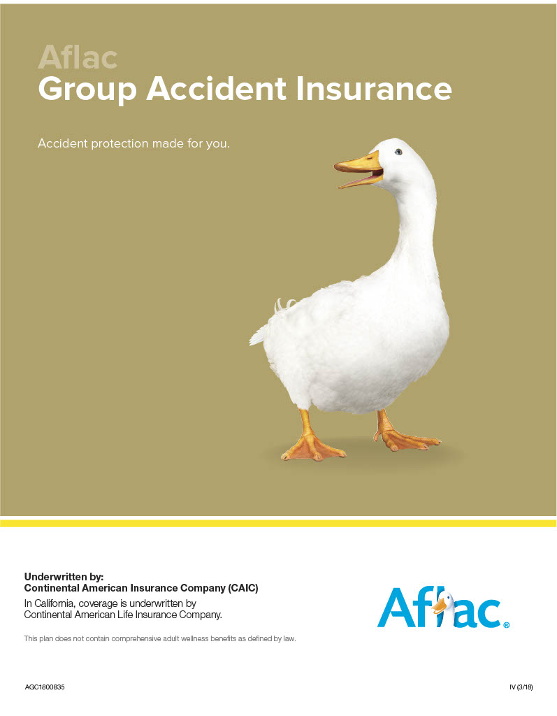 Aflac Accident Insurance Brochure CWA 9003